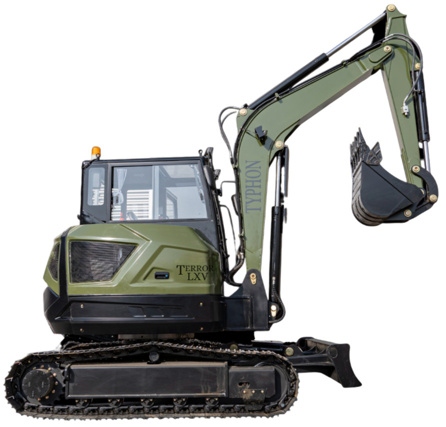 TYPHON TERROR LXV 6.6 Ton Excavator Kubota V2607 57HP AC Heater Cabin Boom Swing