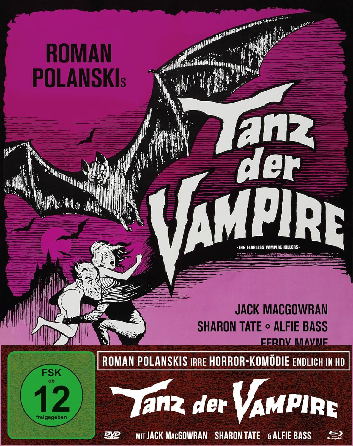 Mediabook Roman Polanski TANZ DER VAMPIRE – THE FEARLESS KILLERS Blu-Ray DVD -B