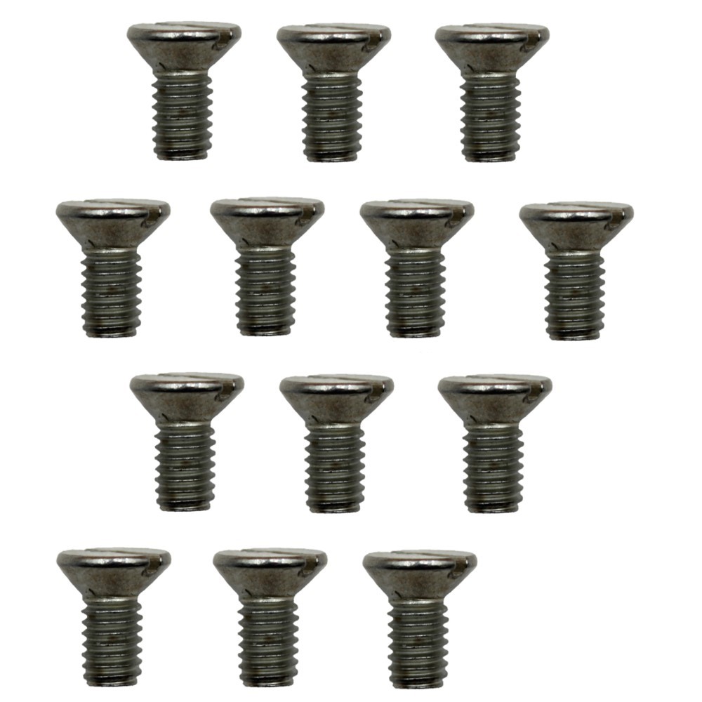 (13) Pack of Bed Knife M6-1.0 Flat Head Screws 21M7194 Fits John Deere