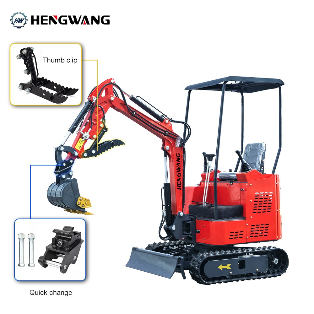Free shipping 3000 lbs Mini Excavator Sale！Chassis Extension And Boom Swing