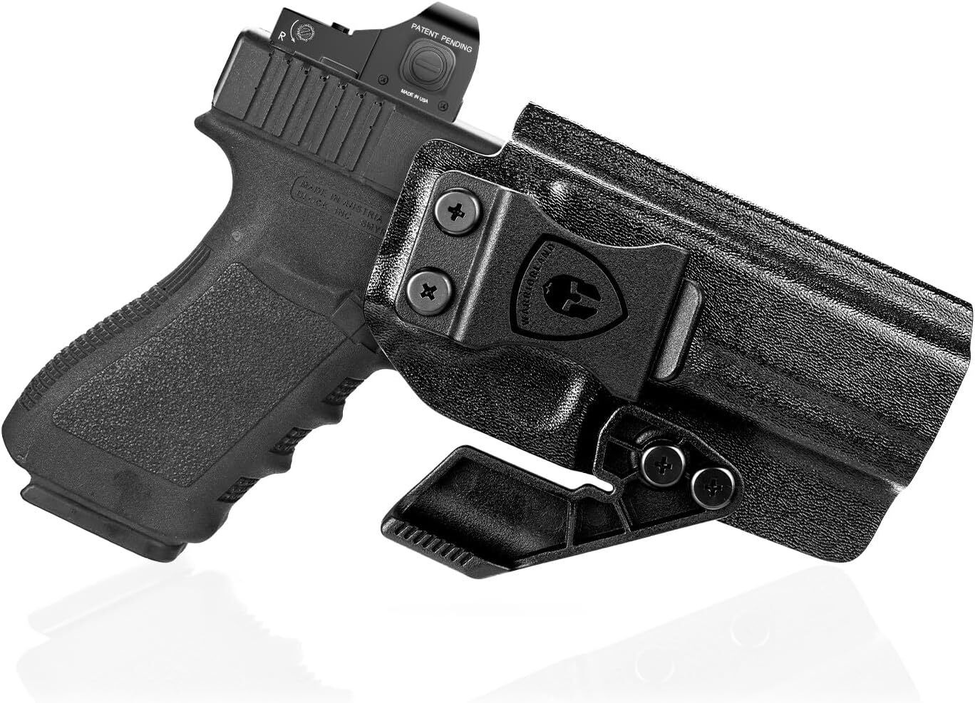 IWB Kydex Holster w/Optics Cut: Glock 21/Glock 20 (Gen 3 4 5)& Glock 22 Gen 5 RH