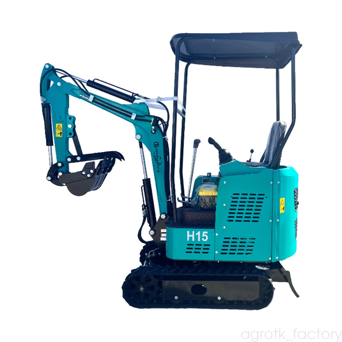 AGT H15R Hydraulic 1 Ton Mini Excavator RATO Gas Engine EPA with Pilot System