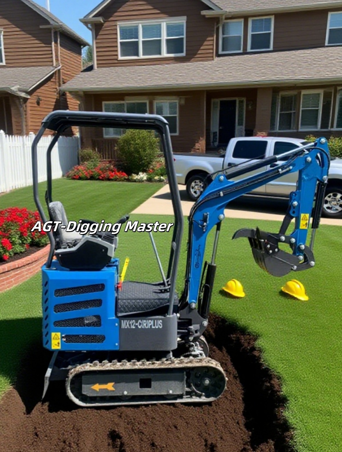AGT 1 Ton Mini Tracked Excavator Digger with RATO Engine EPA Certified