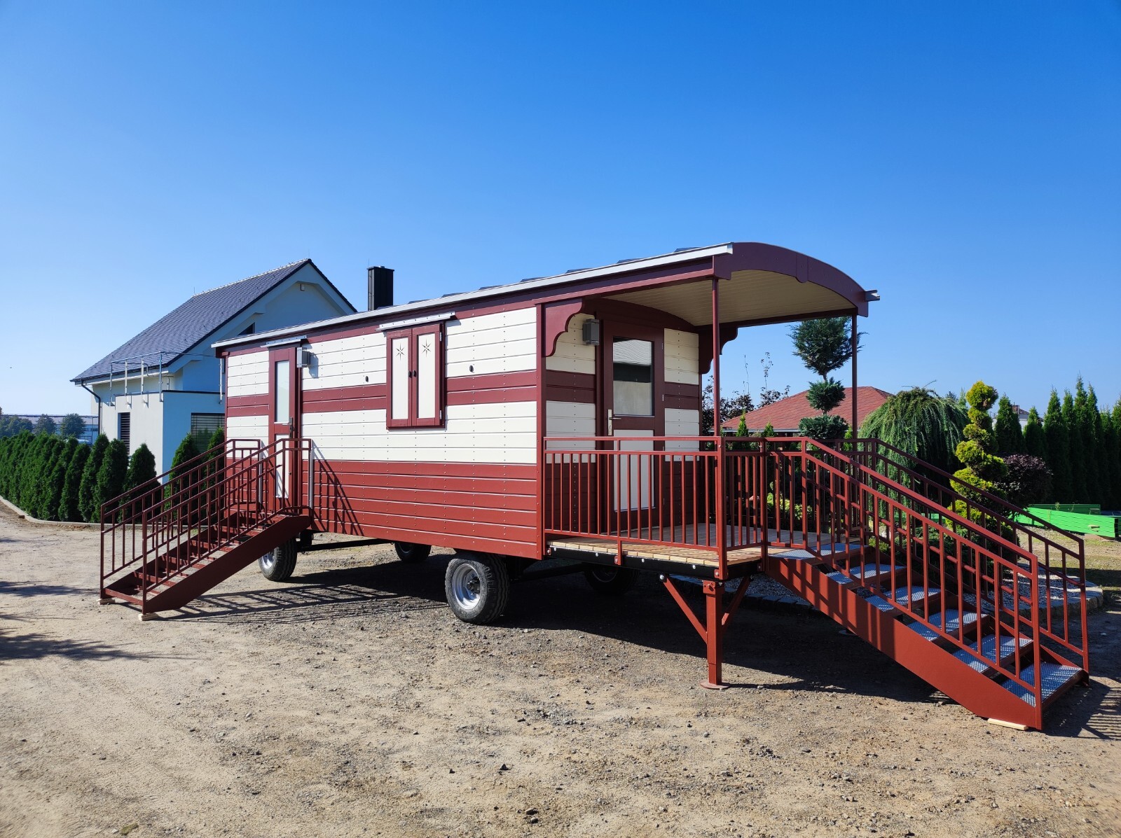 Tiny house on wheels for sale. The caravan (roulotte)