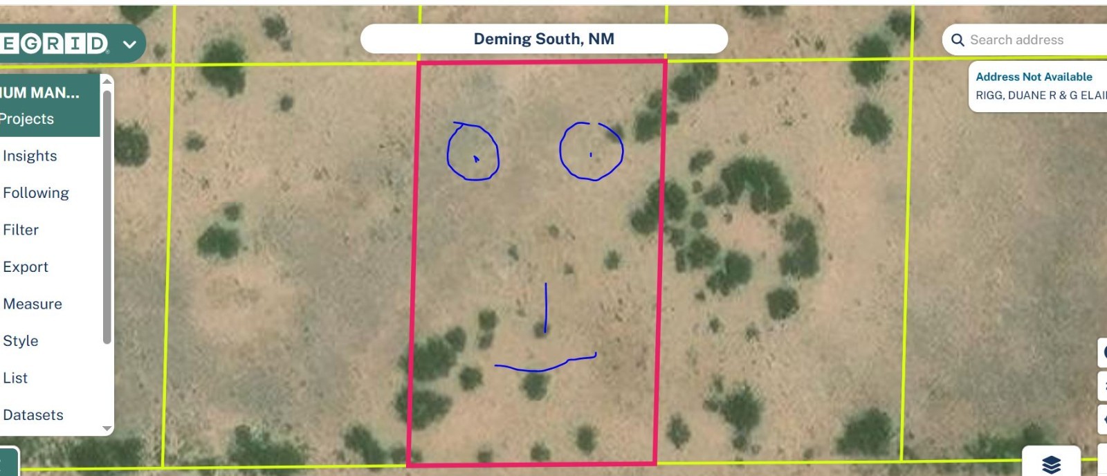 Luna County, New Mexico.  Beautiful Land 0.50 Acres Ranch. No Reserve.