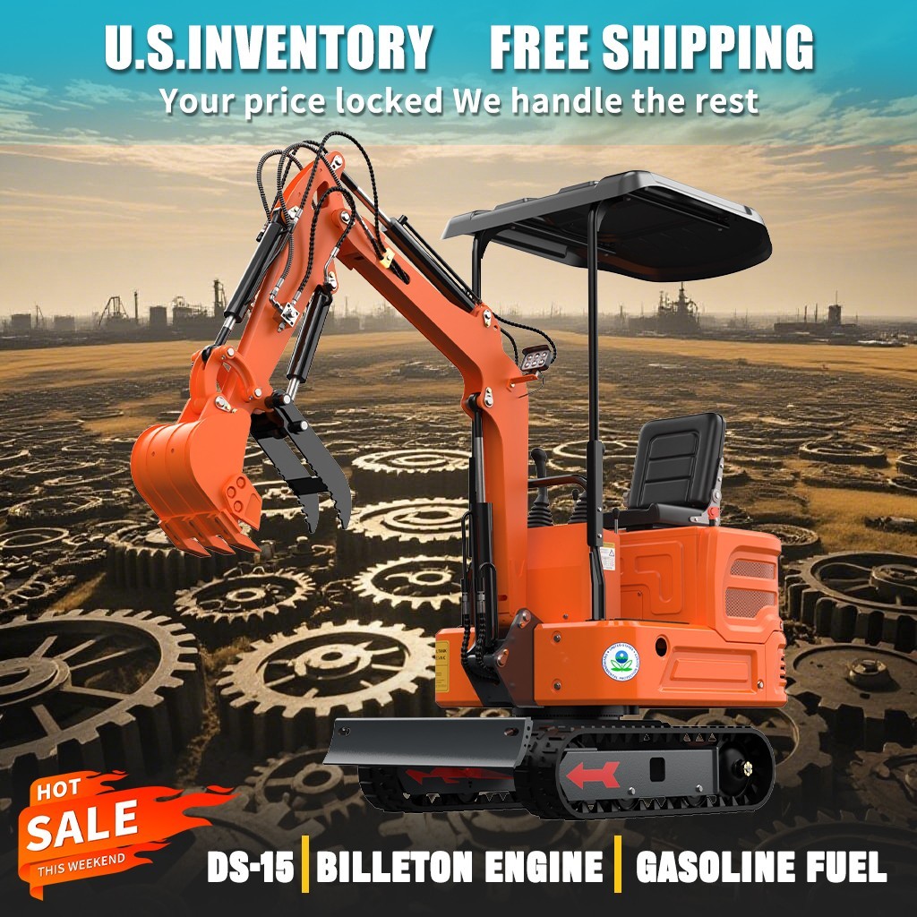 Mini Excavator 1TON with Balitron Engine 13.5HP equipped with hydraulic system