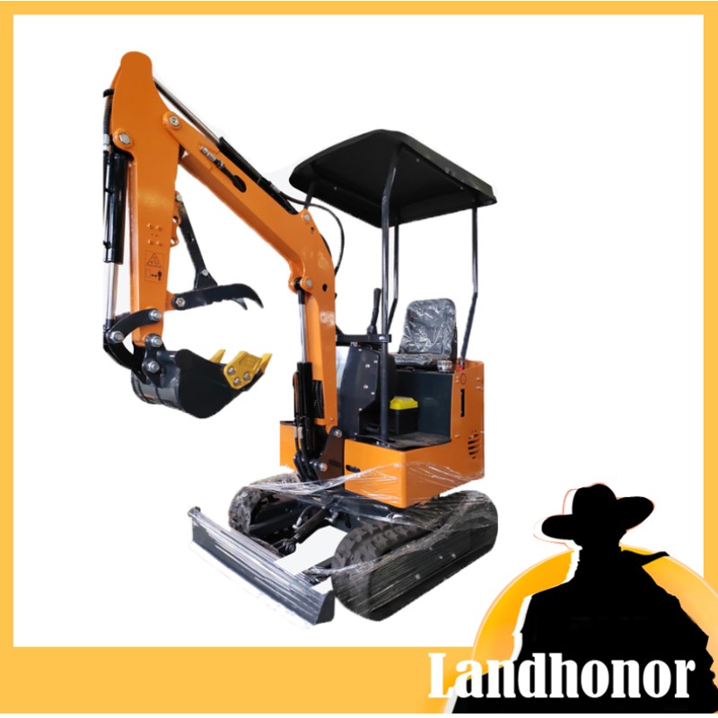 Landhonor 1T Dozer Farm Garden USA Digger Tracked Crawlerv 15HP Gas Engine EPA