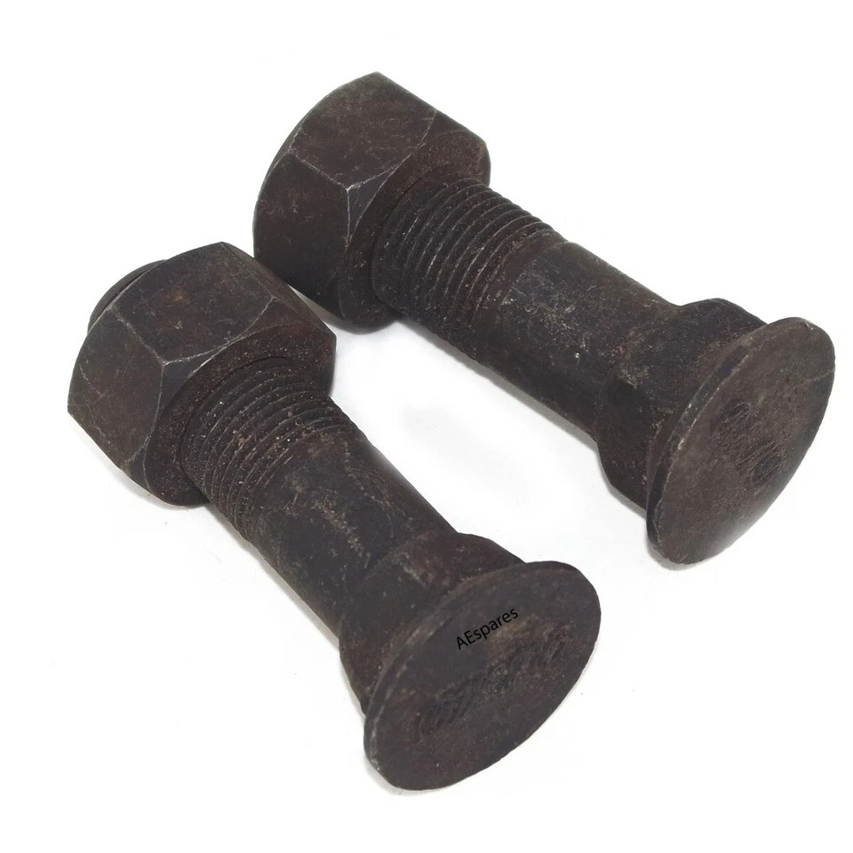 Front Rear Bucket Digging Teeth Nut Bolt Pair Fits For JCB 3CX 4CX 3DX Backhoe