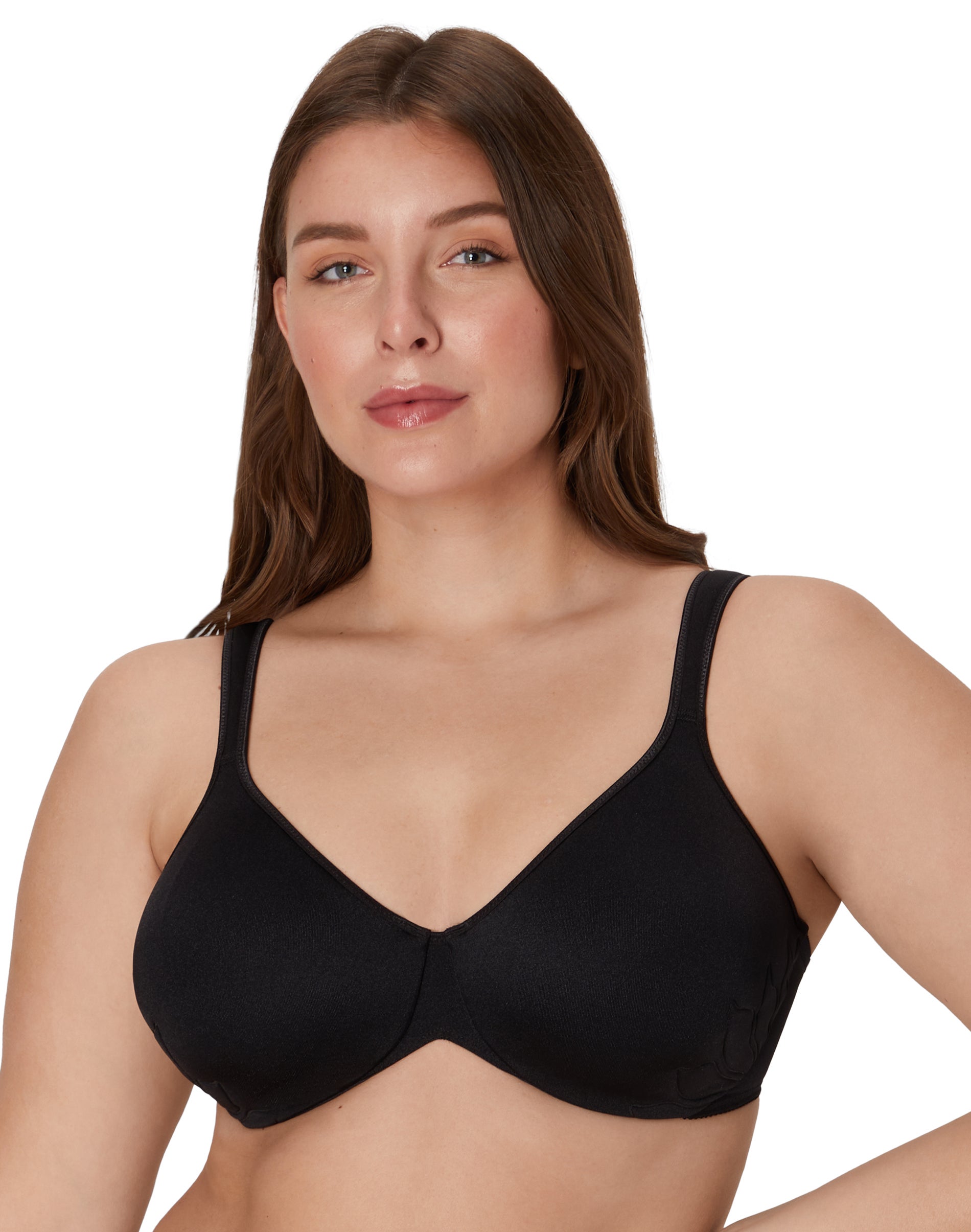 Bali Live It Up Push-Up Bra, Underwire, Cushioned Black 38D Women’s