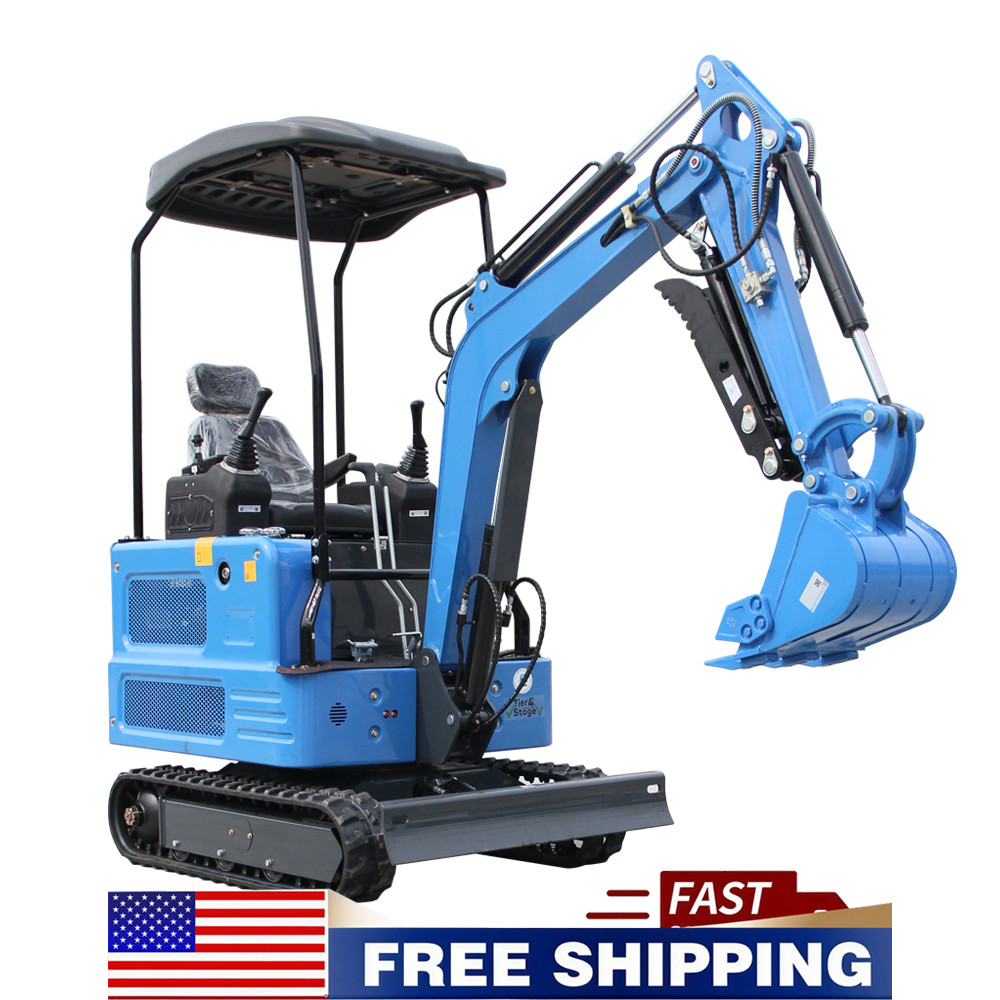 4000lb/1.8 Ton Mini Excavator KUBOTA Diesel Engine Track Digger FREE SHIPPING