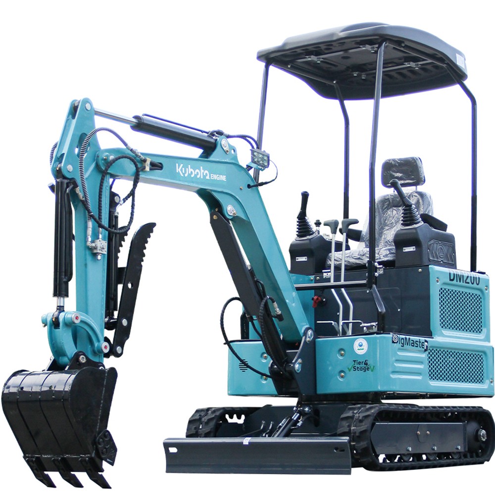 NEW 1.8 Ton Mini Excavator Hydraulic water-cooled radiator Kubota Diesel Engine