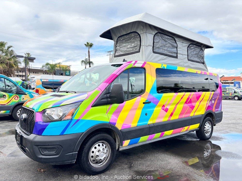 2023 Ford Transit Camper Van Truck Recreational Vehicle RV Motorhome V6 bidadoo