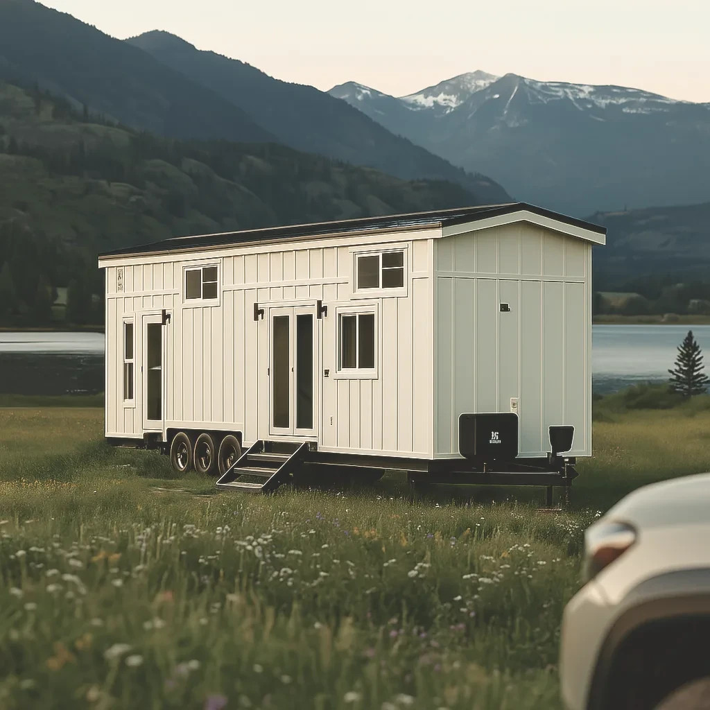 24ft Tiny Home   with deck, one bathroom