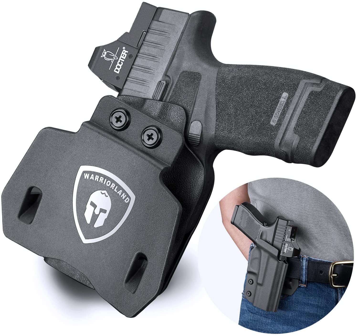 OWB Kydex Holsters For Springfield Hellcat w/OSP/RDP/Red Dot/Optic.