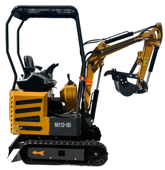 AGT Mini Excavator Tracked Digger w/B&S Engine Pilot Control/Thumb clip/Ripper