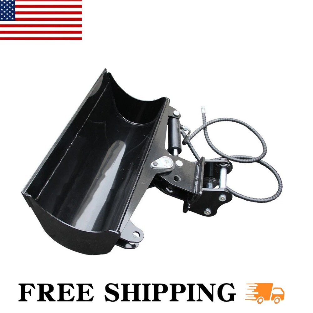 Mini Excavator Digger Attachments 800mm Tilting Bucket Free Shipping USA Stock