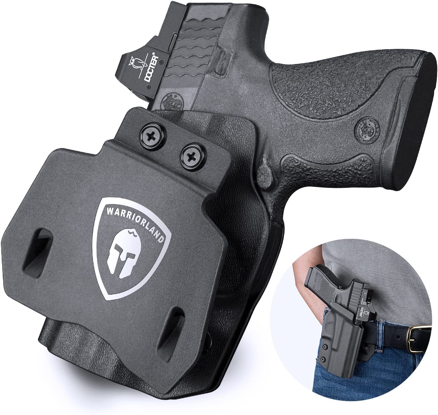 OWB Kydex Holster, Optic Cut For Smith&Wesson M&P 9mm/.40 Shield&Shield M2.0
