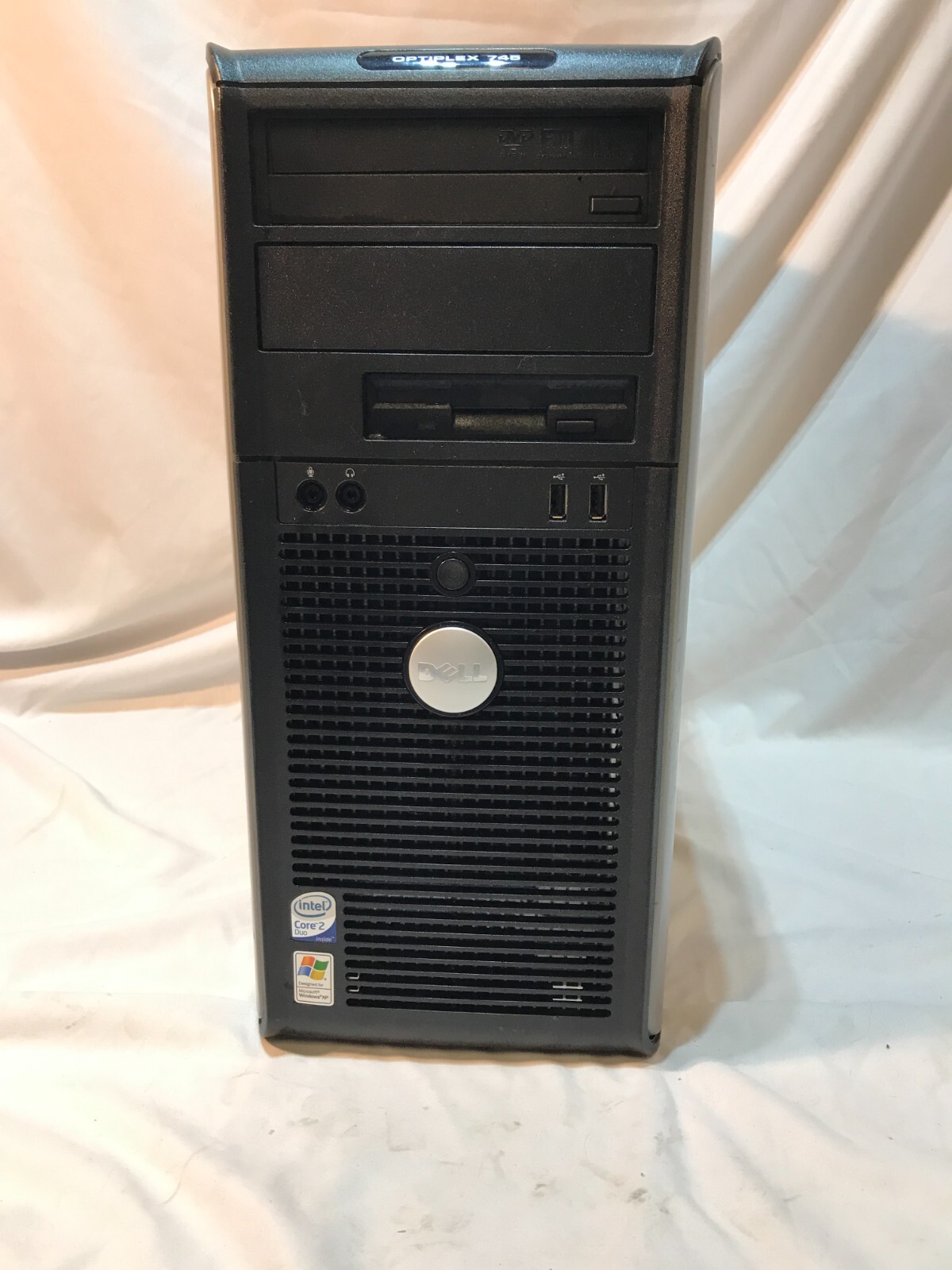 Windows XP Computer  Dell Optiplex 745 MT Duo Core 3.5 Floppy / Printer / Serial