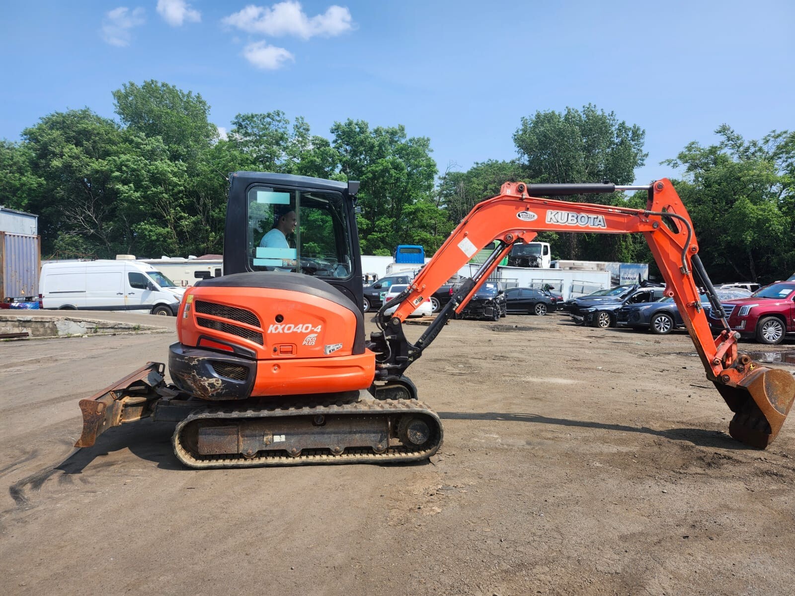 2014 KUBOTA KX040-4 Mini Excavator only 4084 hours