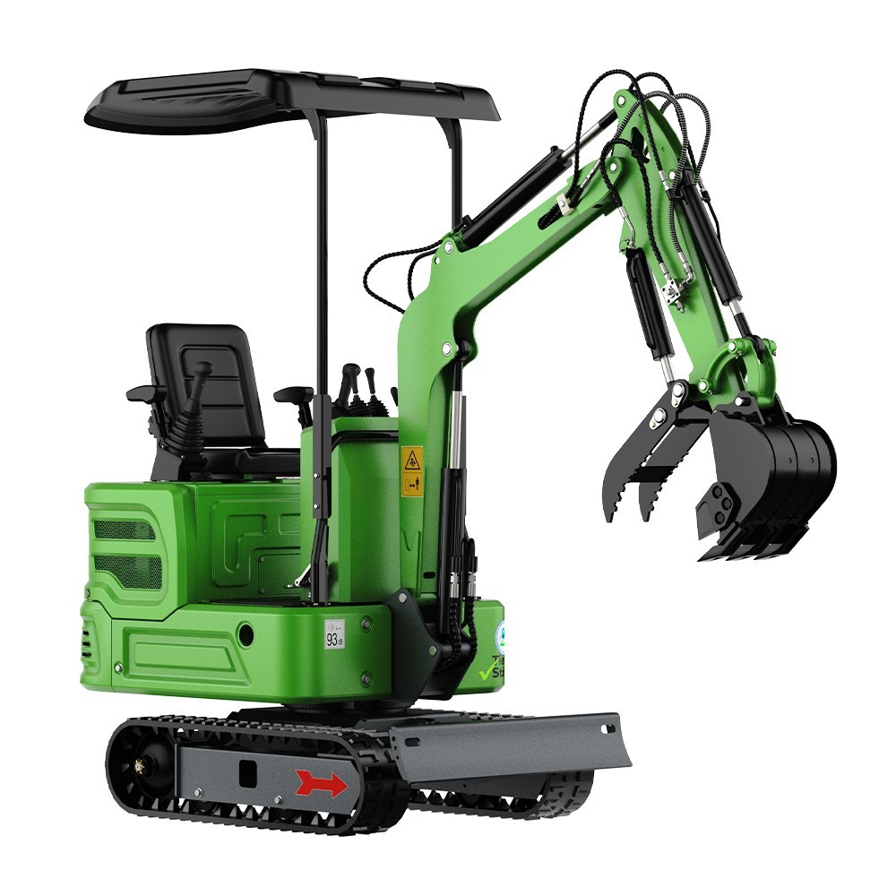 Mini Excavator Free Shipping Garden Gasoline Hydraulic USA Inventory Digger 1T