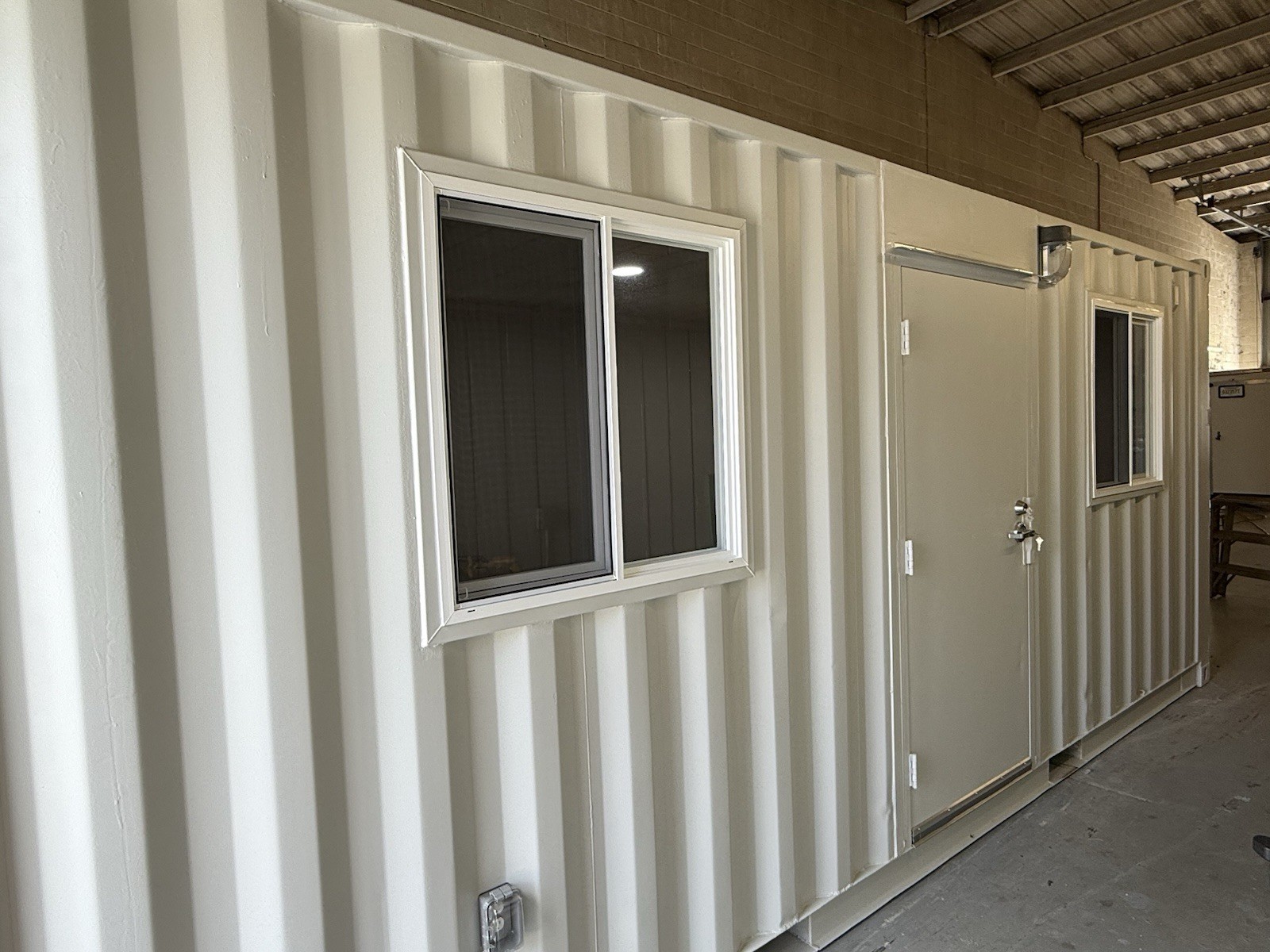 20’ Ground level Shipping Container Office