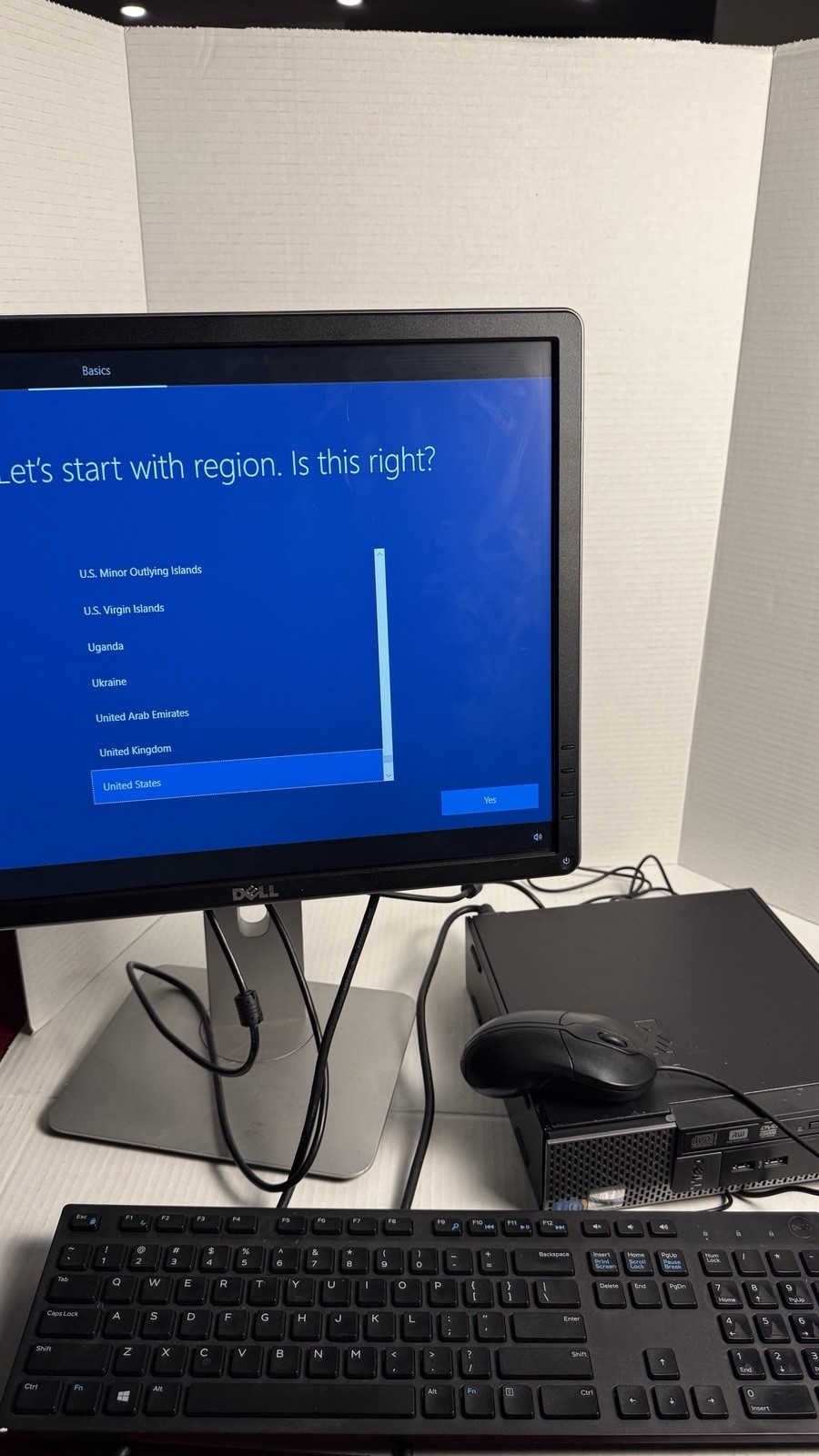 Dell i3 Desktop Computer SFF 8GB RAM 128GB SSD Windows 10 Pro PC Wi-Fi Fast ship