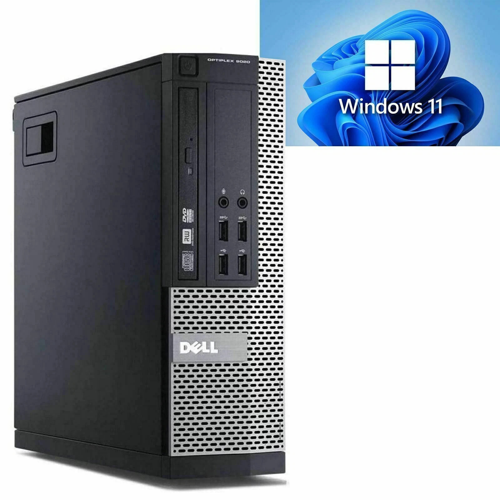 DELL Optiplex Windows 11 Pro Desktop Computer 16GB RAM 480GB SSD Core i5 PC WIFI