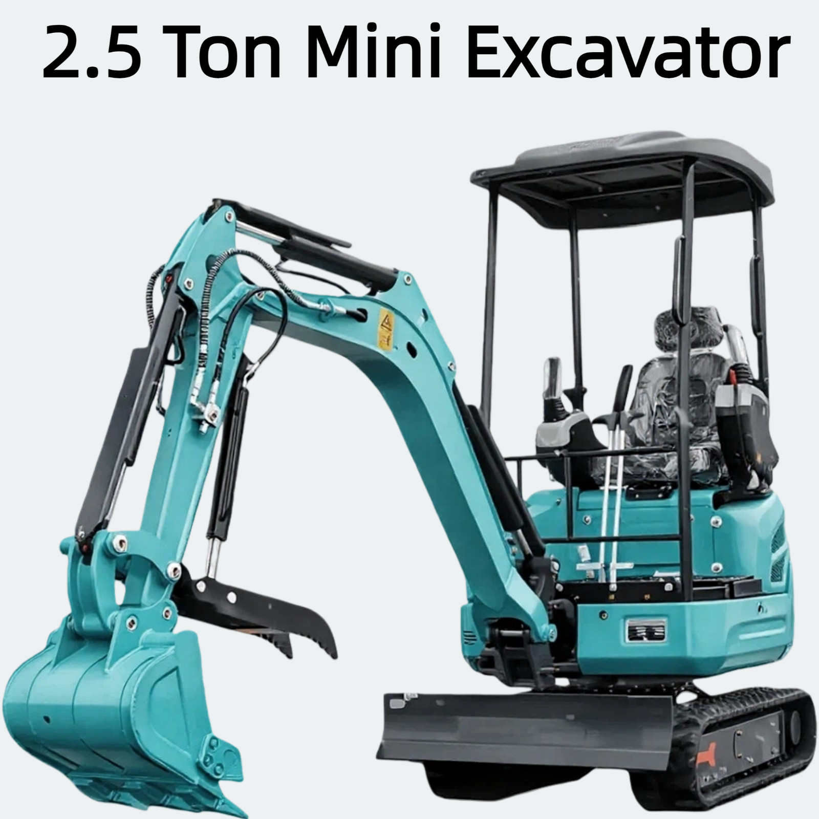 2.5 Ton Mini Excavator Kubota D902 Diesel Pilot Control Side Swing Tracked