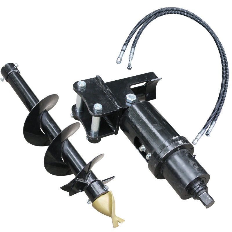 free shipping 200mm Auger Drill 30mm Pin for 1.8T Mini Excavator 2025 new model