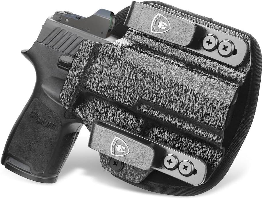 IWB Hybrid Kydex&Nylon Gun Holster for Sig Sauer P320 Full size M17 Right Hand