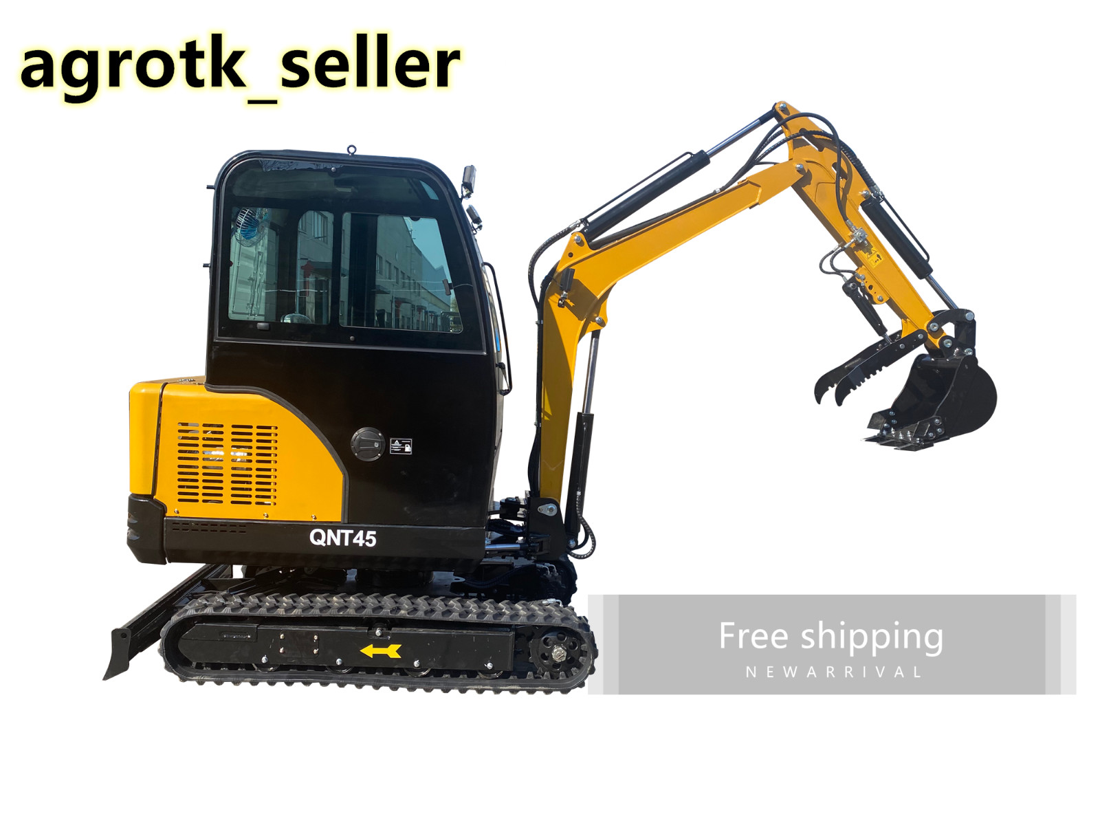 AGT Mini Excavator Digger EPA Kubota Engine Diesel Hydraulic Thumb Clips