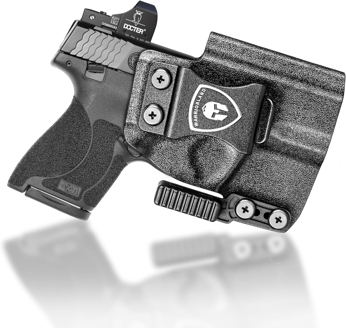 IWB Kydex Holster with Claw&Optic Cut Fit Smith & Wesson M&P Shield 9mm / .40