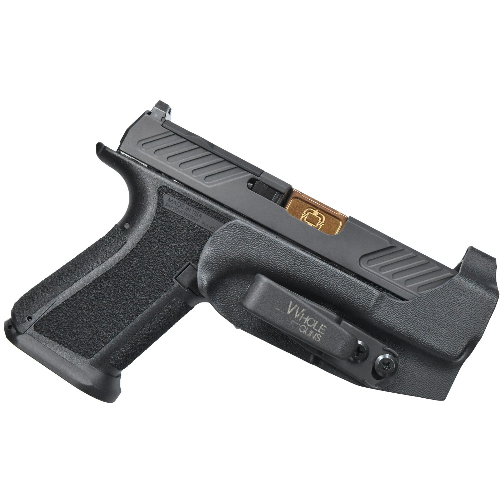 IWB Extra Low Profile Thong Holster Fits Shadow System MR920 Combat/Elite