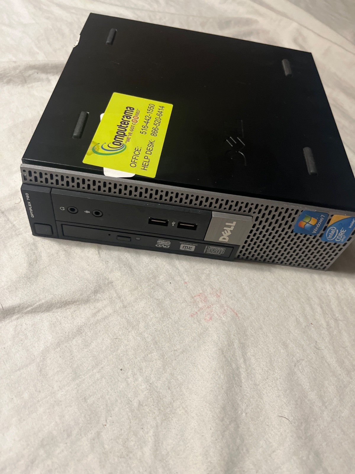 UNTESTED NO CORDS Dell Optiplex 780 Win 7 Pro