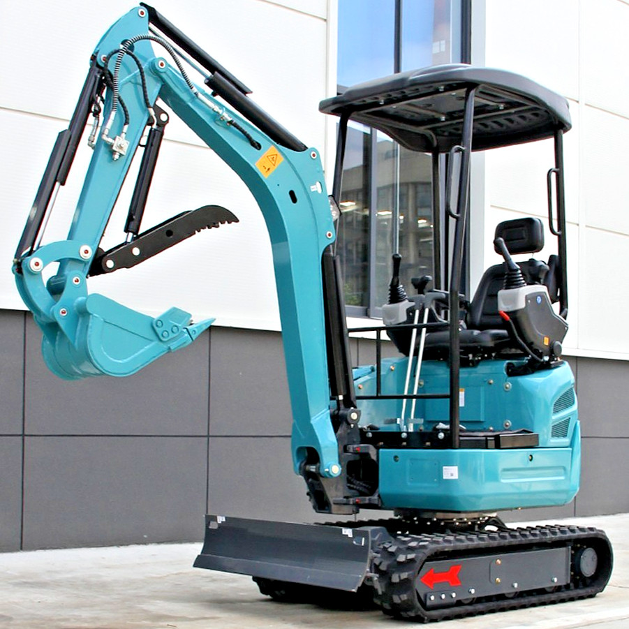 Cheap 2.5Ton Mini Excavator 16HP KUBOTA Diesel Side Swing Expansion Tracks Pilot