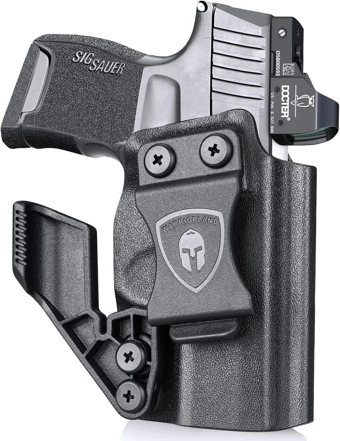 IWB Holster, Optic Cut&Claw: Sig Sauer P365/P365 XL/P365 SAS/P365X/P365.380 ACP