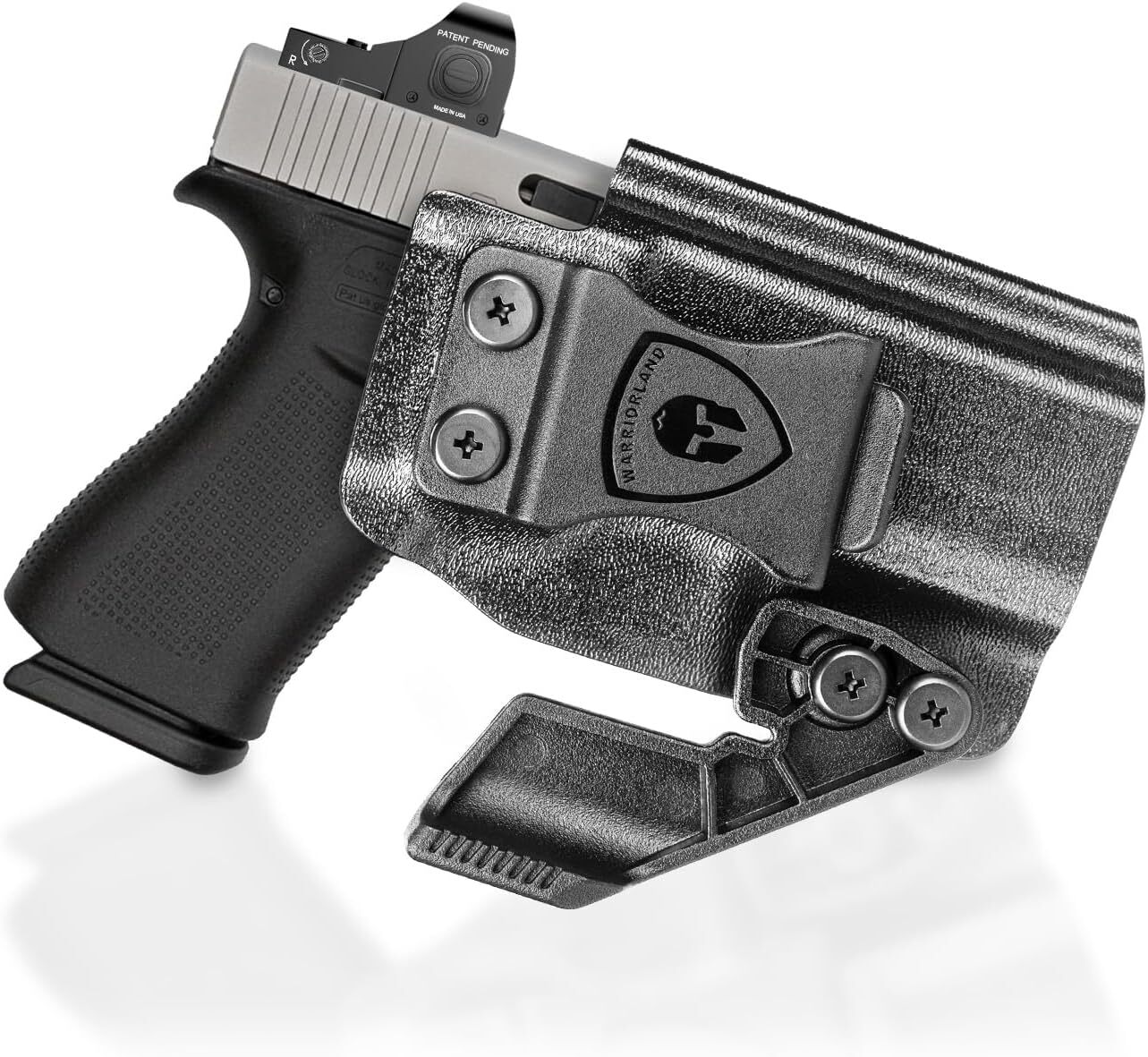 IWB Kydex Holster,Optic Cut & Claw: Glock 43/Glock 43X/ Glock 43X MOS,Right Hand