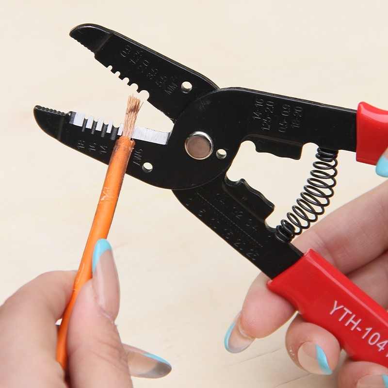 All-in-1 Wire Crimper, Cable Cutter, Stripper, Shearer Pliers Multi-Tool