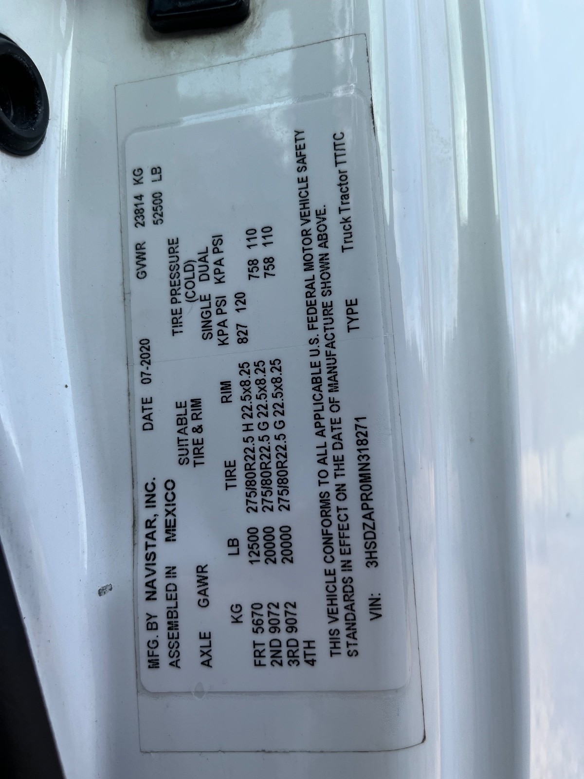 2021 International LT625 CumminsX15 412,540miles,8905 engine hours,12spd auto