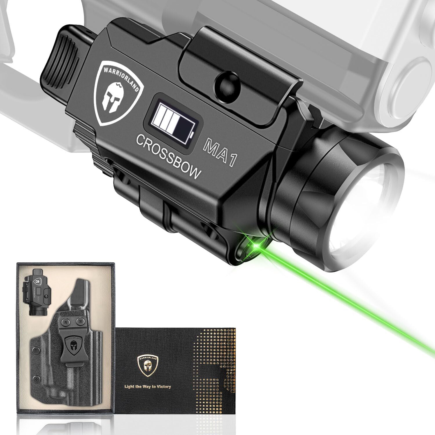 Light Laser Combo with M&P 9mm Shield EZ, Green Laser&White LED Tactical Light
