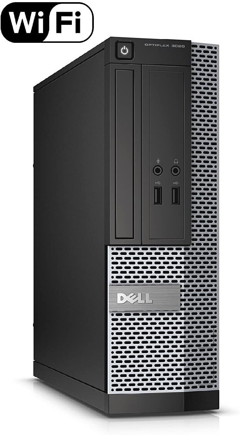 Dell OptiPlex Win 7 Pro Core i3 3.4GHz PC 160GB/8GB 90 Day Warranty WiFi 32BIT