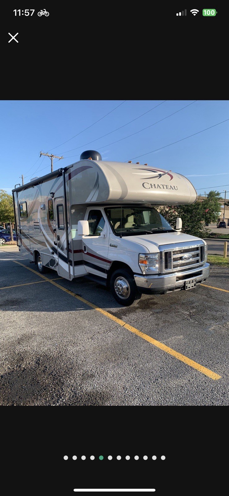 Motorhome Class C ,model  Chateau ,Gasoline ,52000