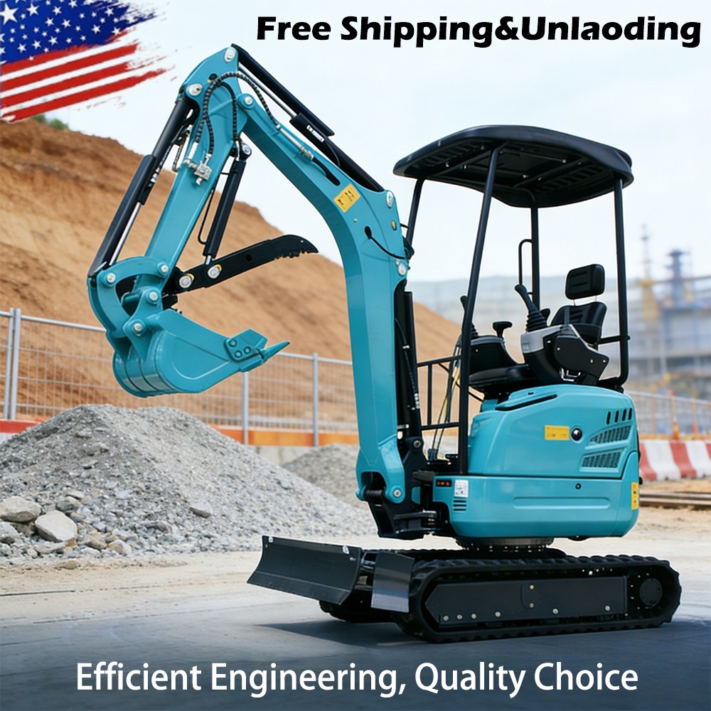 2.5TonKUBOTA  Mini Excavator with Side Swing Pilot Operatio  FREE SHIP US spot