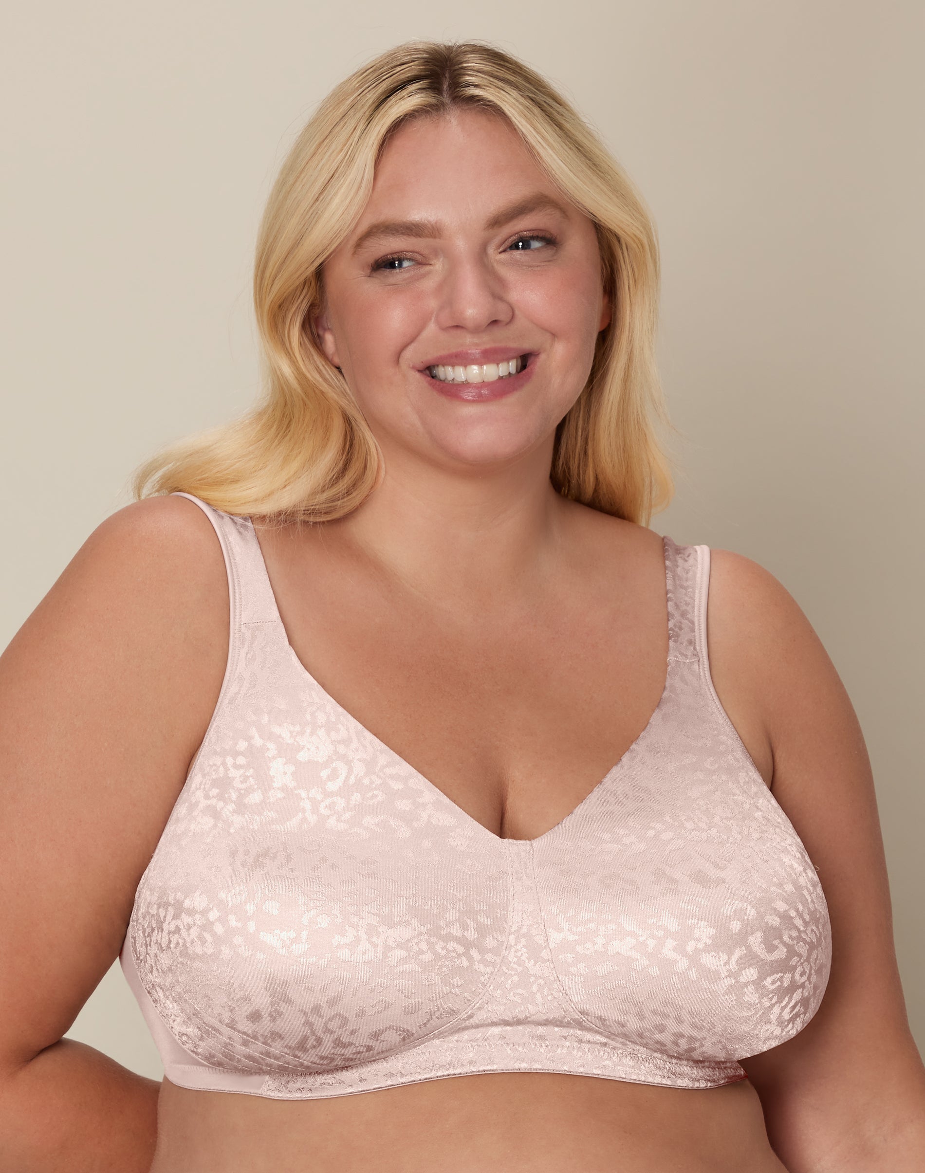 Playtex 18 Hour Ultimate Lift & Support Wireless Bra Everyday Beige 44D Women’s