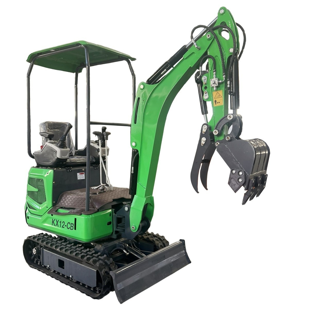 1 Ton Mini Excavator B&S Engine Hydraulic Thumb Digger Pilot Control AGT-KX12-CB