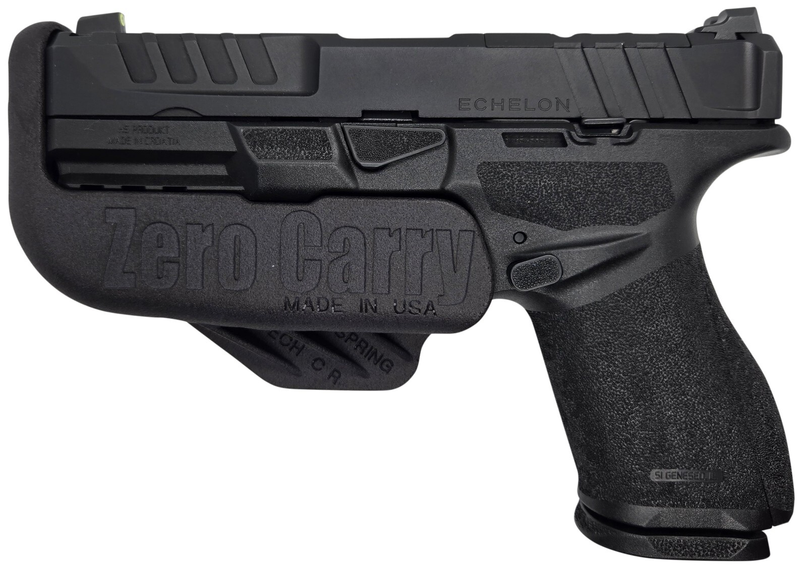 Springfield ECHELON COMPACT 4″  Zero Carry Elite IWB Holster for concealed carry