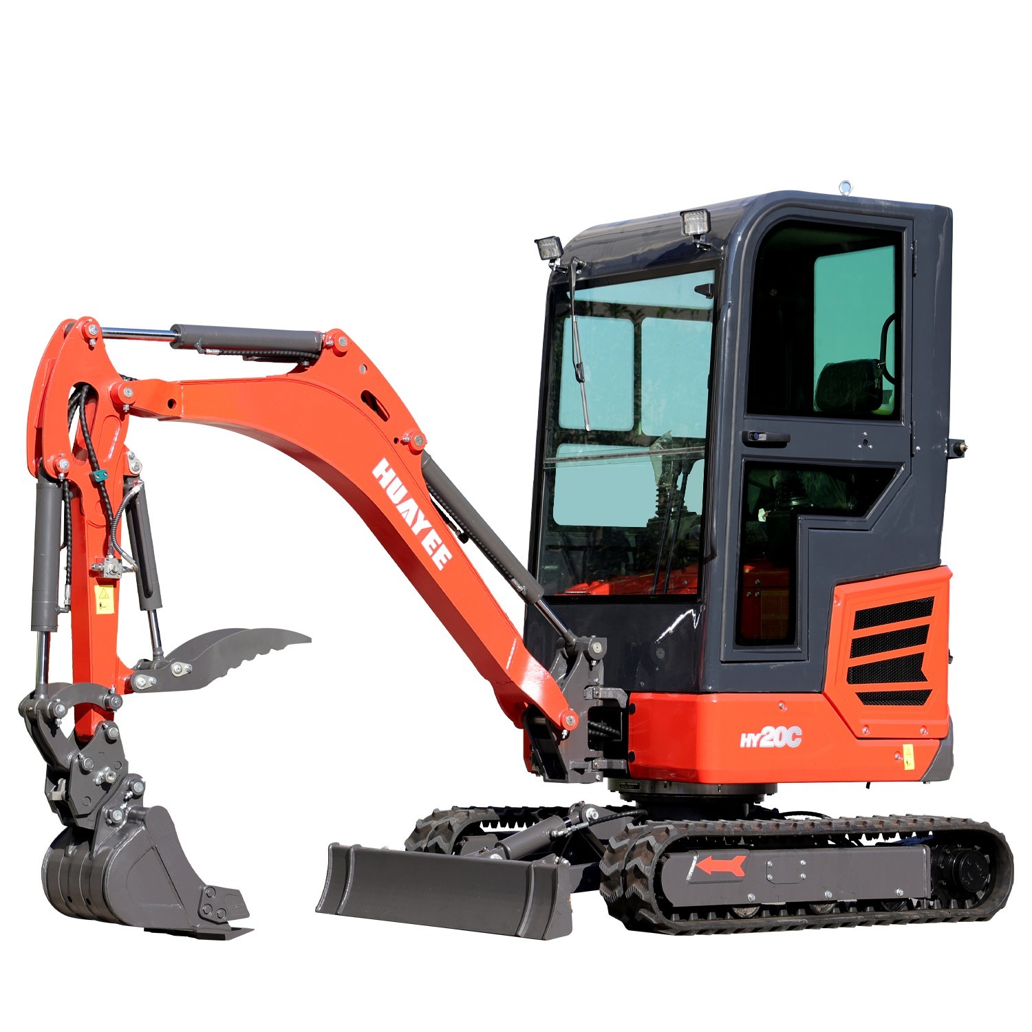 FREE SHIP/unloading 2Ton Kubota D902 Diesel 16HP Mini Excavator& Enclosed Cab