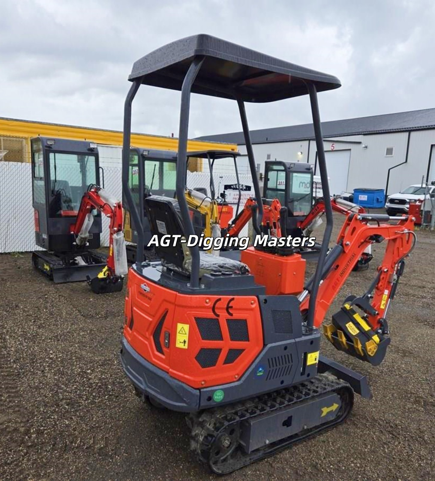 AGT DJ14 1 Ton Mini Excavator Digger with 13.5HP B&S Engine EPA Certified