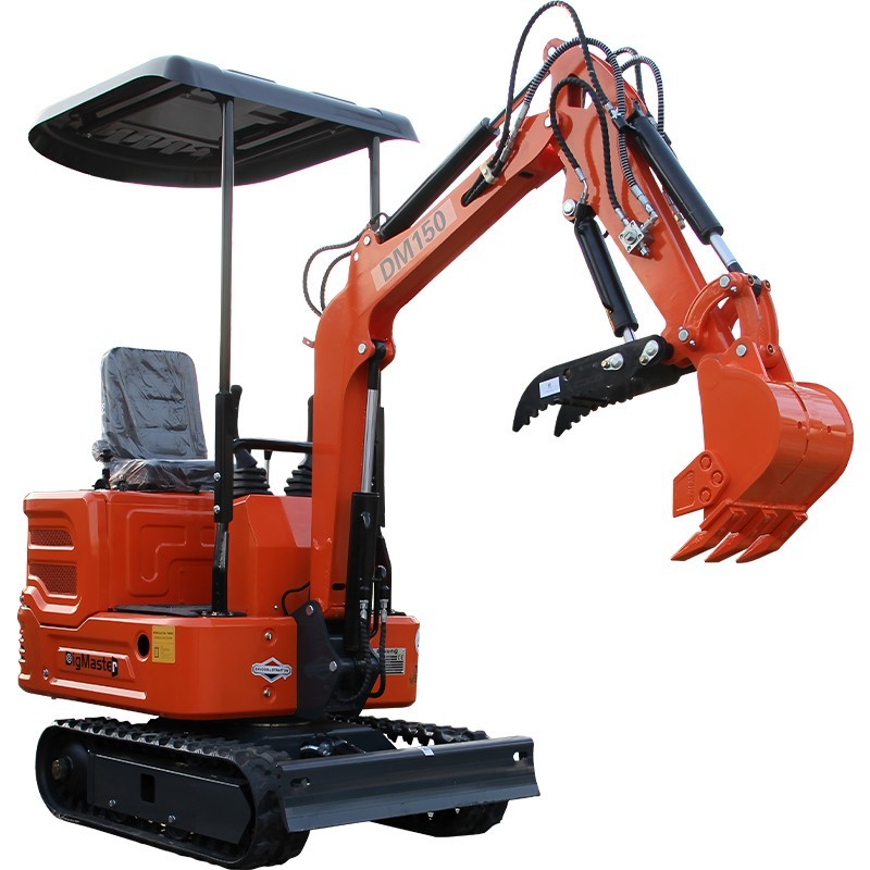 Free Ship Mini Excavator 1 Ton Digger 13.5hp Gas Tracked Crawler B&S EPA Engine