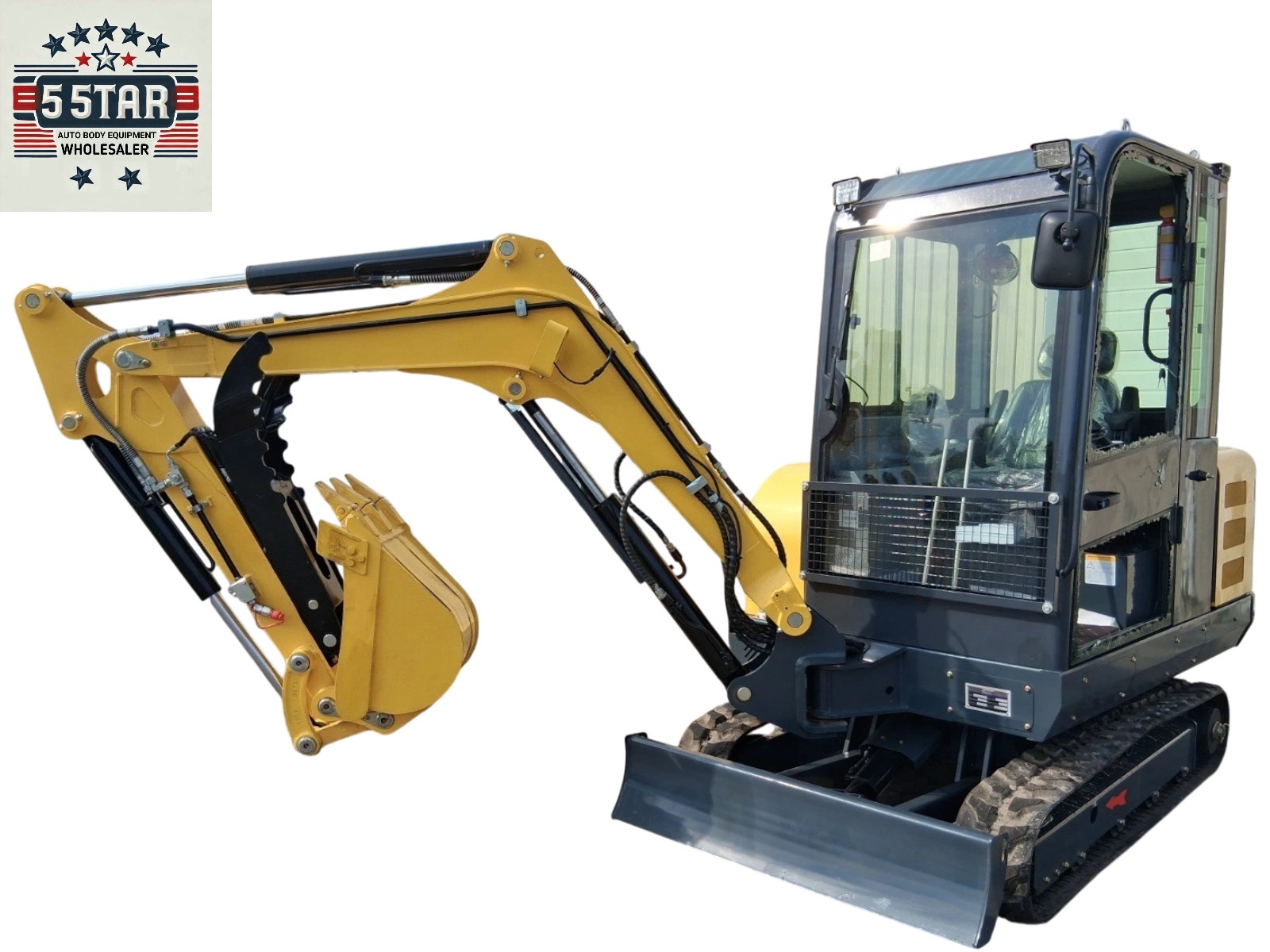 FREE SHIPPNG  2024 Used Excavator, EPA CERTFD Kubota V1505 Engine 3.5 TON